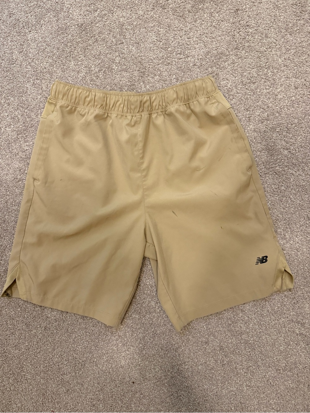 New Balance Men's Khaki Athletic Shorts